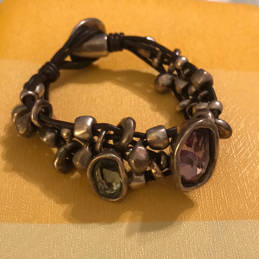 Uno de 50 ⭐️ large stone bracelet ! Authentic !
